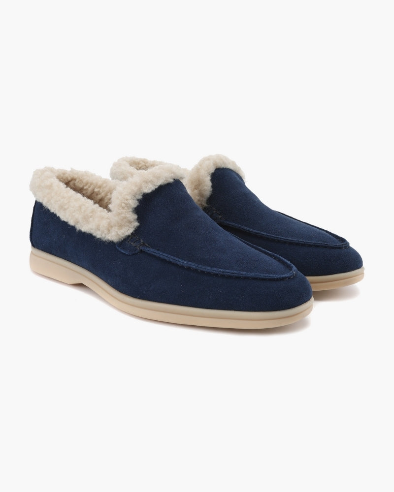 Amoura Footwear – Men's Loafers – Comfort with Faux-Fur Lining