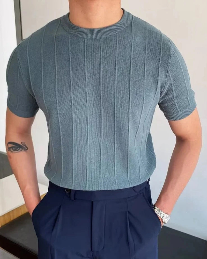 Amoura Clothing – Men's T-Shirt – Cannes Ribbed