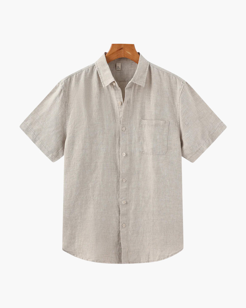 Amoura Clothing – Men's Shirt – Cape Town Short-Sleeved Linen