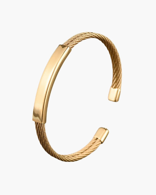 Amoura Accessories – Men's Bangle – Torque Cable