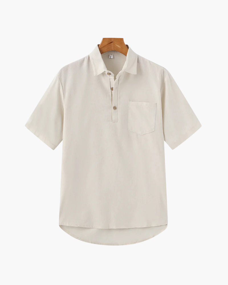 Amoura Clothing – Men's Polo Shirt – Casablanca Linen