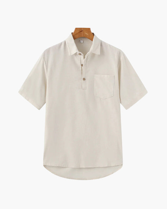 Amoura Clothing – Men's Polo Shirt – Casablanca Linen