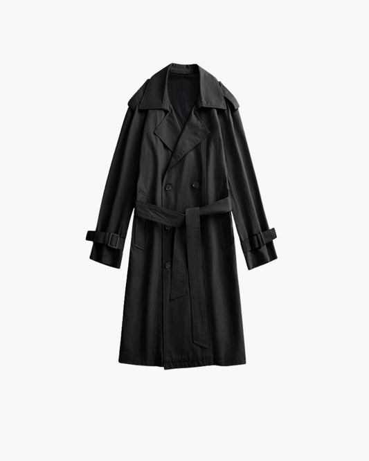 Amoura Clothing – Men's Coat – Classic Double-Breasted Trench Coat