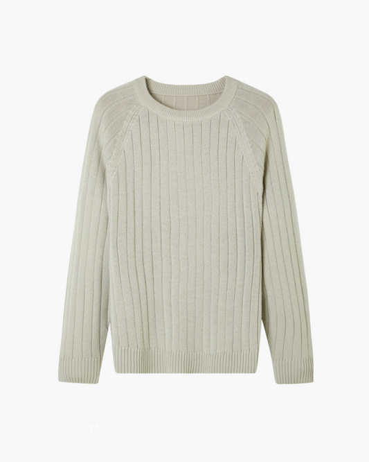 Amoura Clothing – Men's Jumper – Classic 100% Wool – Beige