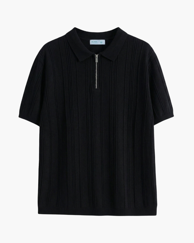 Amoura Clothing – Men's Polo Shirt – Signature with Zip
