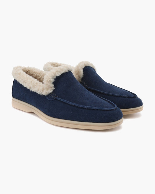 Amoura Footwear – Men's Loafers – Comfort with Faux-Fur Lining